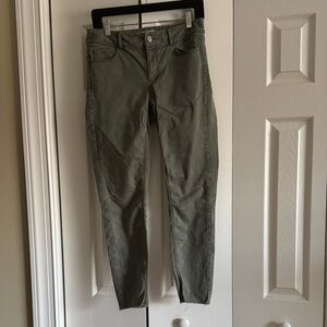 LOFT Olive Green Denim Jeans
